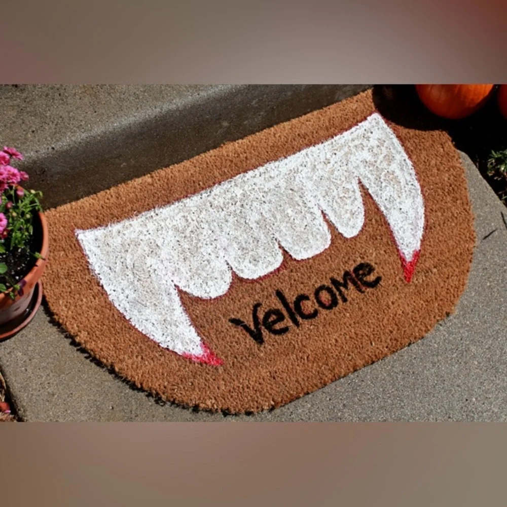 Custom made door mats. *****HALLOWEEN/FALL EDITION*****